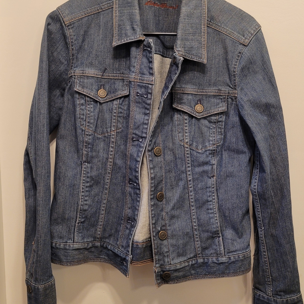 Eddie Bauer Classic Light Blue Denim Jacket